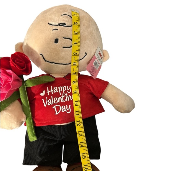 Peanuts Valentine's Day Plush Toy - Red, Black, Brown - Picture 8 of 9